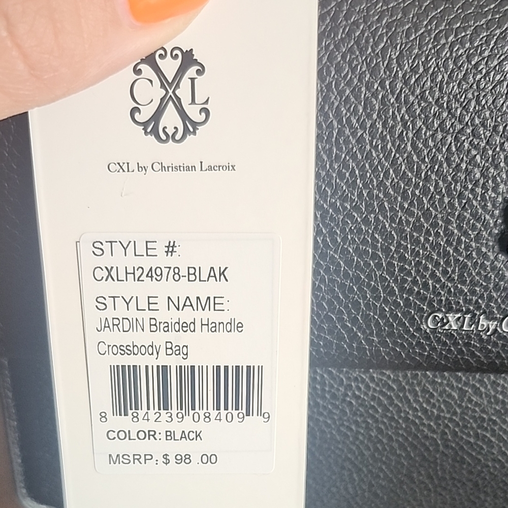 Christian Lacroix Elegant Black Crossbody